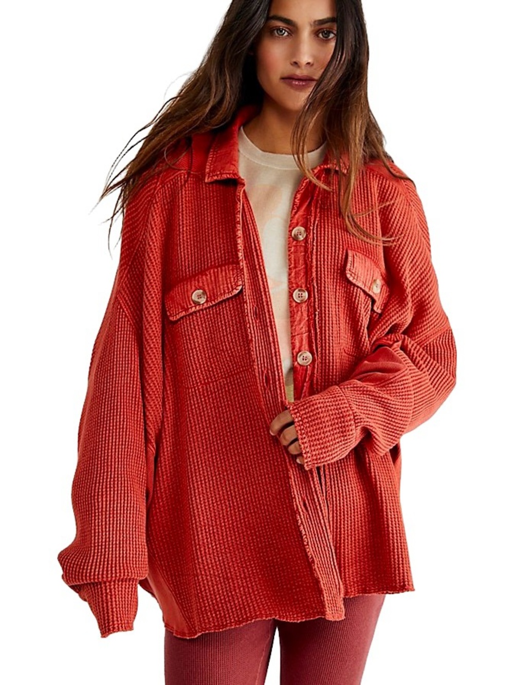 Free People FP One Scout Jacket Persimmon Small